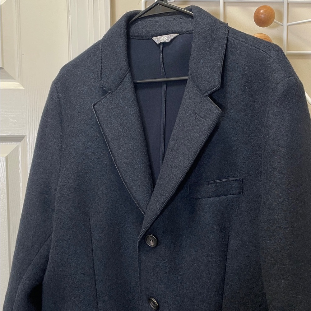 FRADI - Classic Old Money Top Coat - Navy - 54 or L